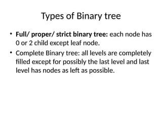 Comprehensive Overview of Tree Data Structures and Binary Trees | PPTX