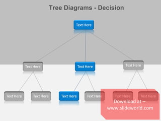 Tree Diagrams - Decision  Download at –  www.slideworld.com 