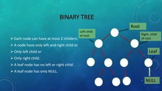 Tree in data structure | PPTX