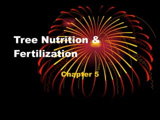 Tree Nutrition & Fertilization Chapter 5 