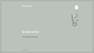 © Hello Monday
Conceptual and visual
Exploration
 