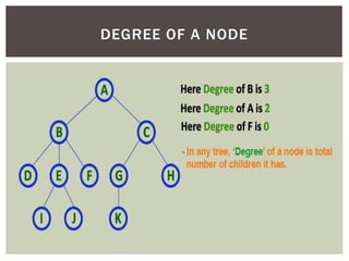 DEGREE OF A NODE
 
