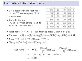 Decision Trees - ID3 algorithm with example .ppt