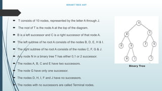 Trees, Basic Terminology and Binary Trees | PPT