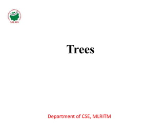 Trees
Department of CSE, MLRITM
 