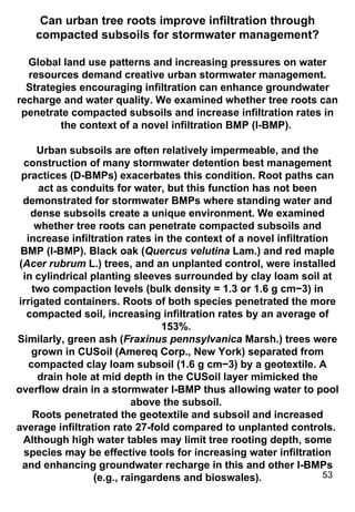 Trees and their role in water management | PPT