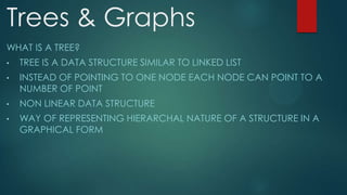 Trees data structure | PPTX