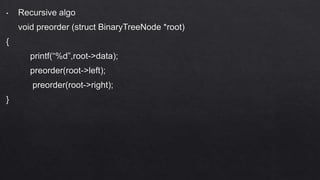 Trees data structure