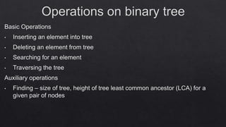 Trees data structure