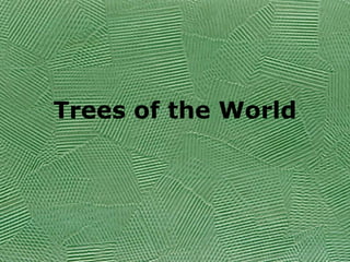 Trees of the World 