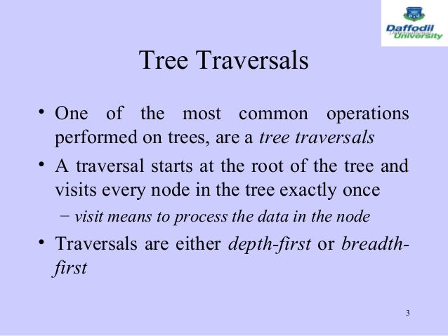 Tree traversal