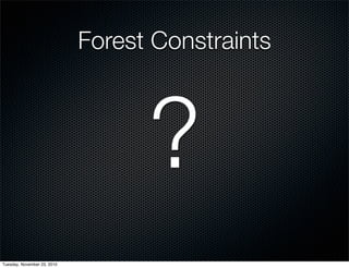 Forest Constraints
?
Tuesday, November 23, 2010
 