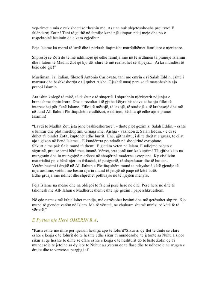Tregime Interesante Reth Islamit Lexoni Me Kujdes Dhe Freskoni Zemr