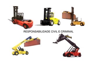 RESPONSABILIDADE CIVIL E CRIMINAL
 