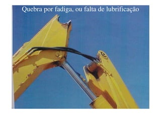 Quebra por fadiga, ou falta de lubrificação
 