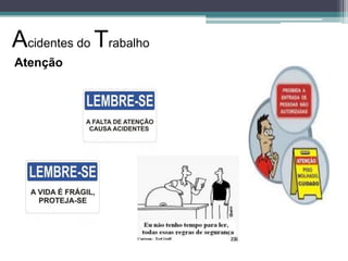 Acidentes do Trabalho
Atenção

 