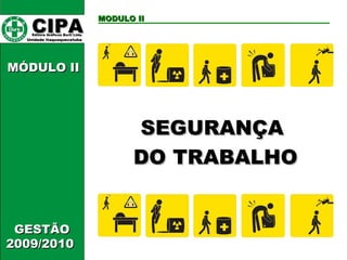 SEGURANÇA  DO TRABALHO CIPA   Editora Gráficos Burti Ltda.  Unidade Itaquaquecetuba  MODULO II GESTÃO 2009/2010  MÓDULO II  