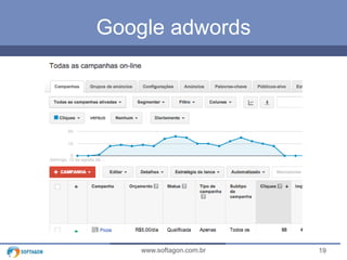 Google adwords 
www.softagon.com.br 19 
 