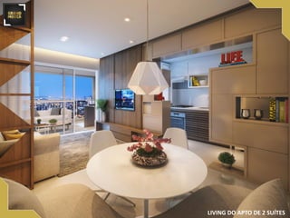 GRAND MOOCA
LIVING DO APTO DE 2 SUÍTES
 