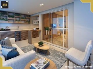 TERRAÇO DO APTO DE 2 SUÍTES
 