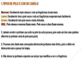 Treinamento - Perfumes