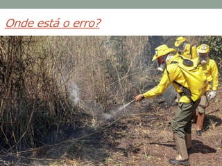 Onde está o erro?
 