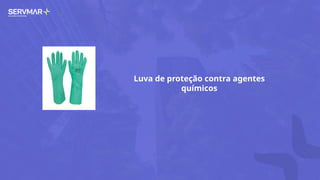 Luva de proteção contra agentes
químicos
 
