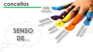 conceitos
SEIRI
utlização
SENSO
DE...
 