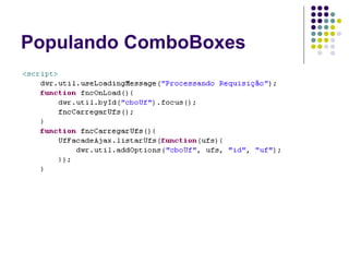 Populando ComboBoxes

 