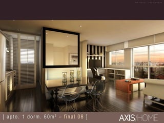 [ apto. 1 dorm. 60m² – final 08 ]
M A T E R I A L P R O V I S Ó R I O
 