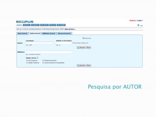 Pesquisa por AUTOR