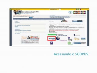 Acessando o SCOPUS