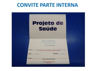 CONVITE PARTE INTERNA
 