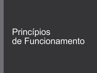 Princípios
de Funcionamento
 