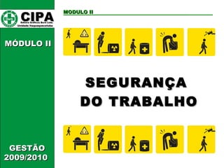 SSEEGGUURRAANNÇÇAA 
DDOO TTRRAABBAALLHHOO 
CCIIPPAA EEddiittoorraa GGrrááffiiccooss BBuurrttii LLttddaa.. 
UUnniiddaaddee IIttaaqquuaaqquueecceettuubbaa 
MMOODDUULLOO IIII 
MMÓÓDDUULLOO IIII 
GGEESSTTÃÃOO 
22000099//22001100 
 