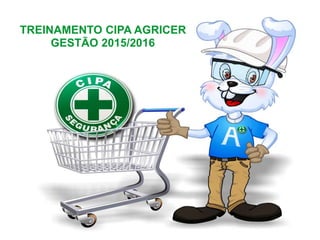 capa
TREINAMENTO CIPA AGRICER
GESTÃO 2015/2016
 