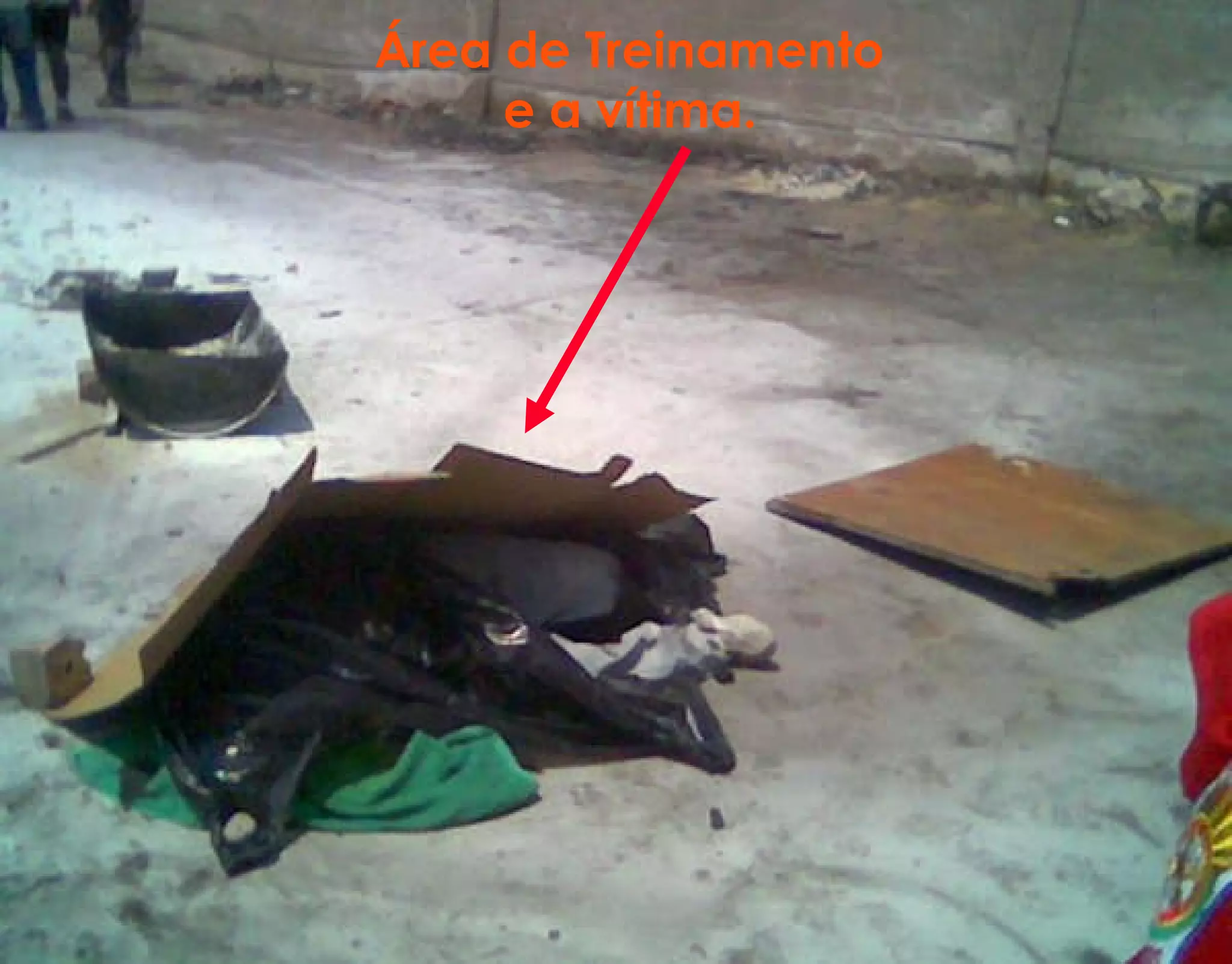 Área de Treinamento
e a vítima.
 