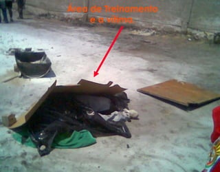 Área de Treinamento
e a vítima.
 