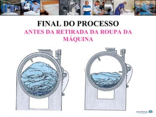 FINAL DO PROCESSO
ANTES DA RETIRADA DA ROUPA DA
           MÁQUINA
 