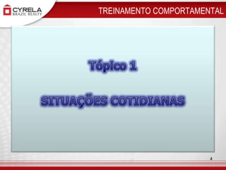 TREINAMENTO COMPORTAMENTALTópico 1SITUAÇÕES COTIDIANAS4
