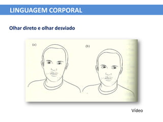 LINGUAGEM CORPORAL

Olhar direto e olhar desviado




                                Vídeo
 