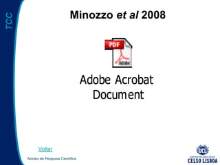 Núcleo de Pesquisa Científica
TCC
Minozzo et al 2008
Voltar
 