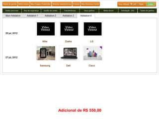 Adicional de R$ 550,00
 