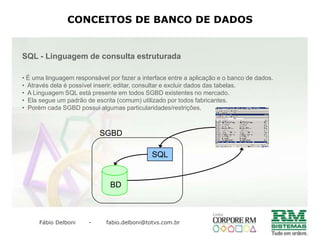   Linguagem SQLTAB1   TAB2   TAB3            TAB1           TAB1TAB1   TAB2   TAB3BD1                BD2          BD3                  BD4SGBD