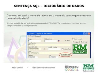 CONCEITOS DE BANCO DE DADOSTABELASServem para armazenar dados semelhantes, e/ou categorizá-los, sendo constituída por linhas e colunas.  Uma coluna refere-se a um campo, também conhecido por atributo