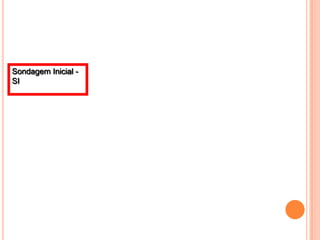 Sondagem Inicial -
SI
 