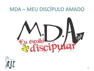 MDA – MEU DISCÍPULO AMADO
3
 