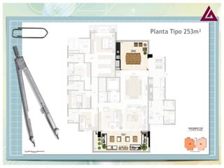 Planta Tipo 253m²  