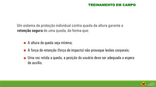 TREINAMENTO EM CAMPO
 