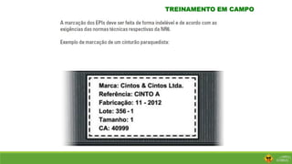 TREINAMENTO EM CAMPO
 